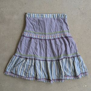 Old Navy Purple Bubble Midi Skirt